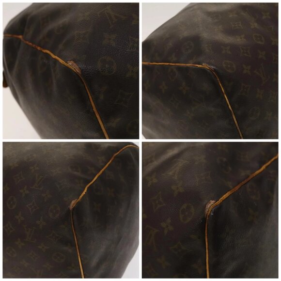 LOUIS VUITTON Monogram Keepall 60 Boston Bag M41422 LV Auth 120577 - Picture 14 of 16